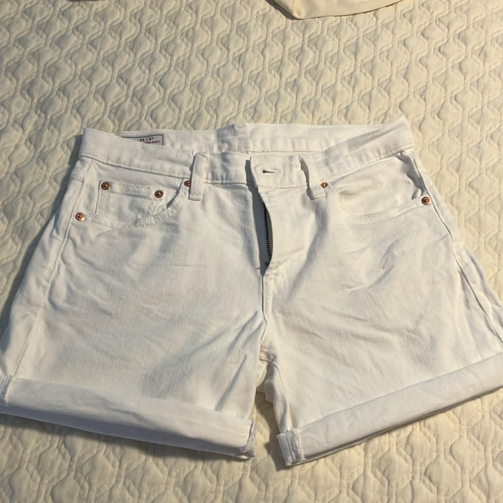 GAP White Women's Denim Jean Shorts